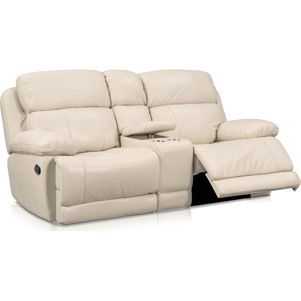 monte carlo white loveseat   