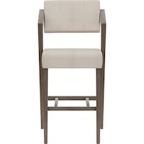 montepulciano gray bar stool   