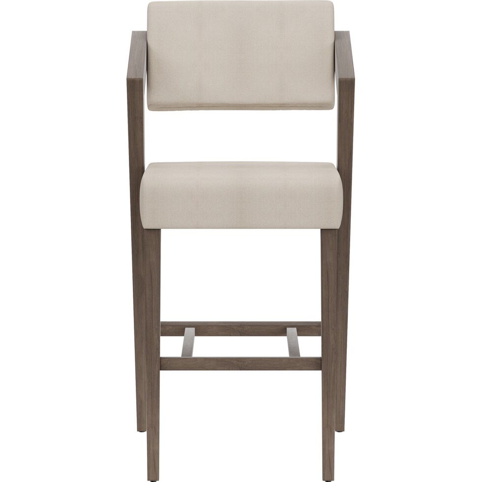 montepulciano gray bar stool   