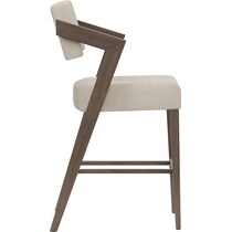 montepulciano gray bar stool   