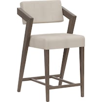 montepulciano gray counter height stool   