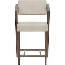 montepulciano gray counter height stool   