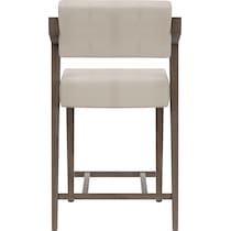 montepulciano gray counter height stool   