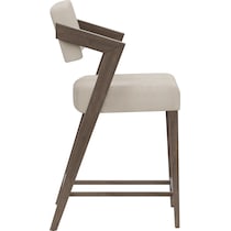 montepulciano gray counter height stool   