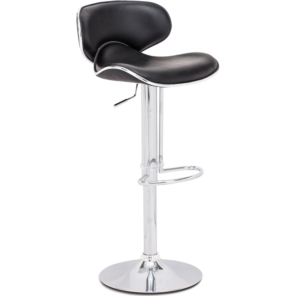 monterey black bar stool   