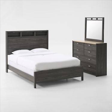 Monterey 5-Piece Bedroom Set with Dresser and Mirror