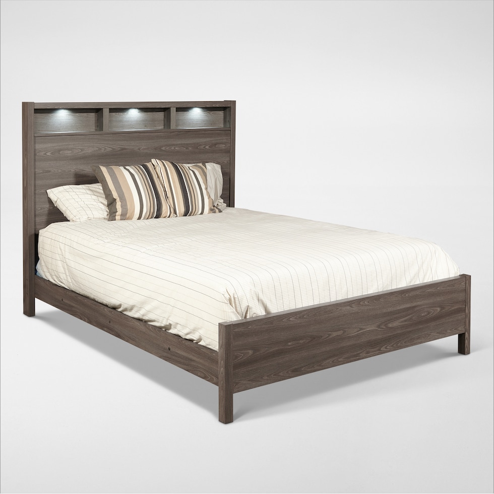 monterey brown queen bed   