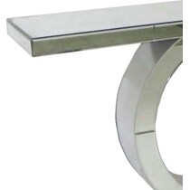 montgomery silver console table   
