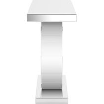 montgomery silver console table   