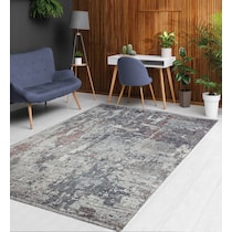 montrose blue brown area rug  x    