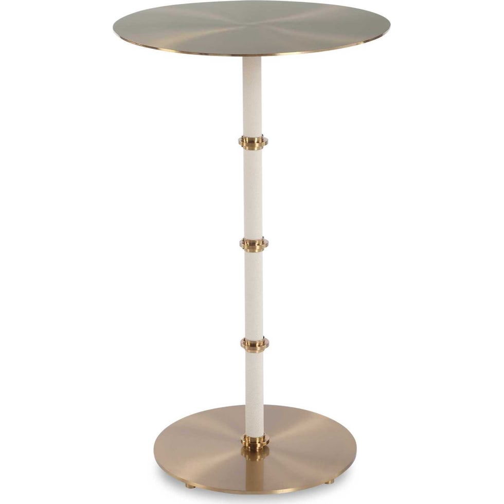 moon gold accent table   