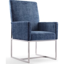 moore blue dining chair   