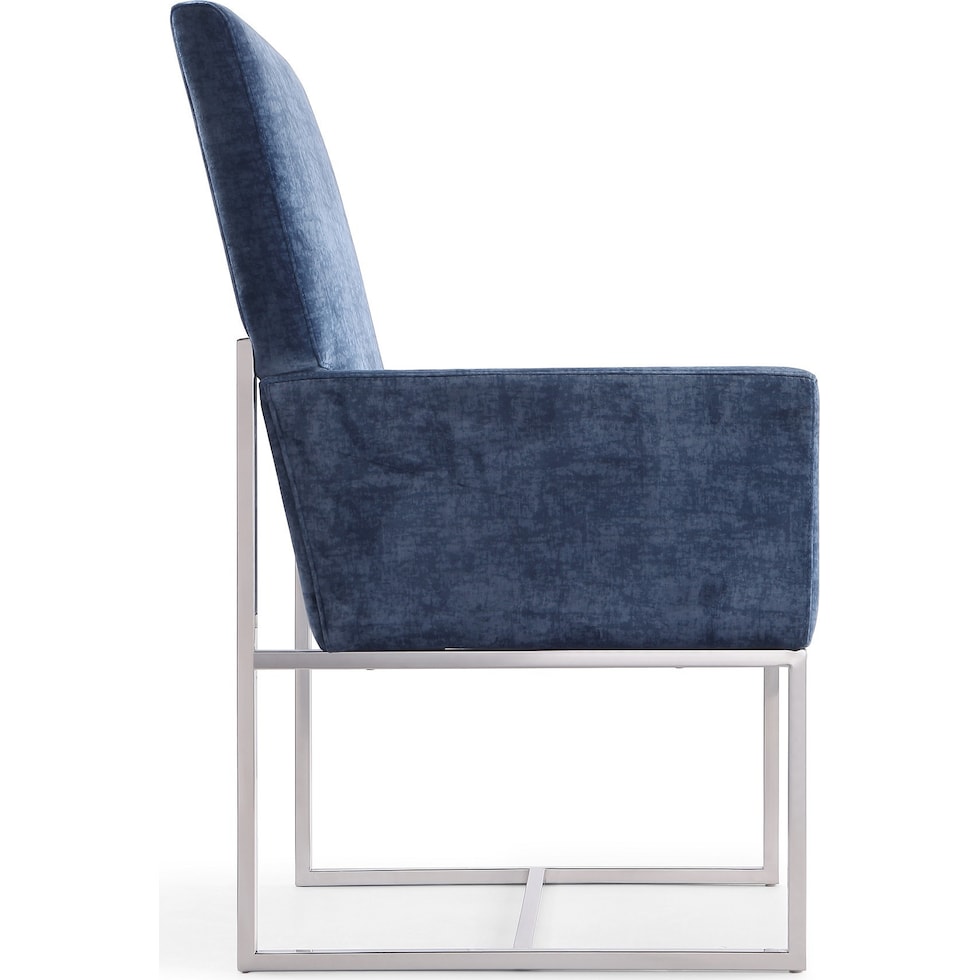 moore blue dining chair   