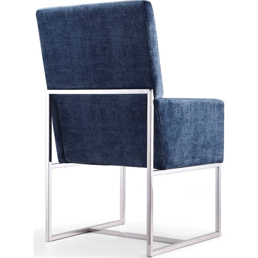 moore blue dining chair   