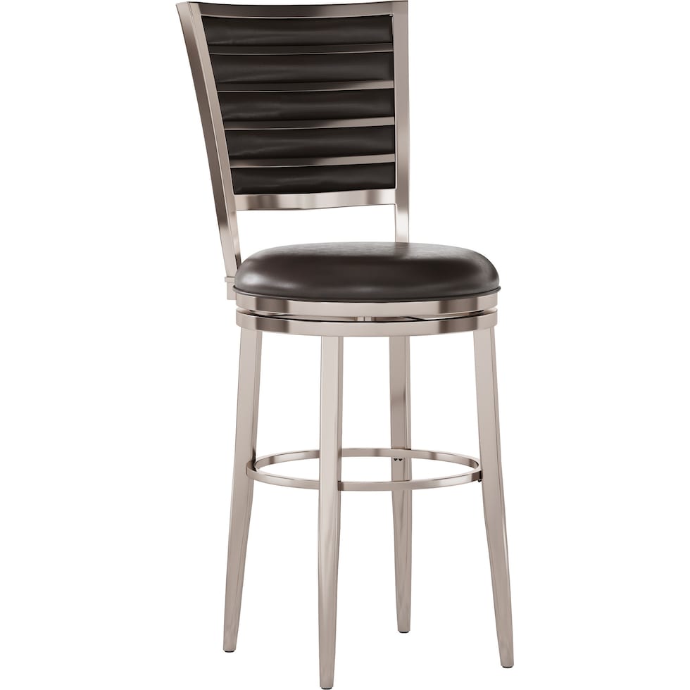 moran nickel bar stool   