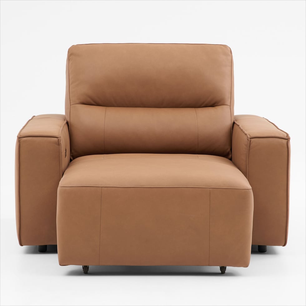 morena light brown recliner   