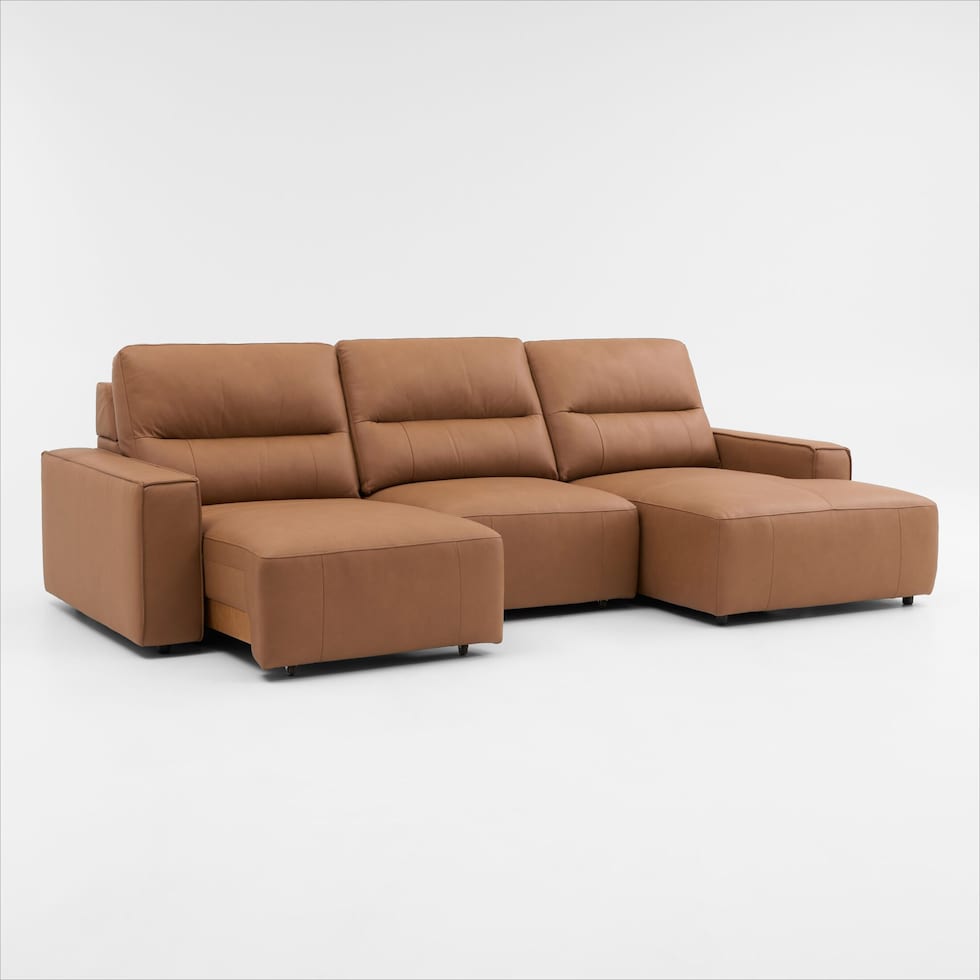 morena light brown sectional   