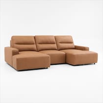 morena light brown sectional   