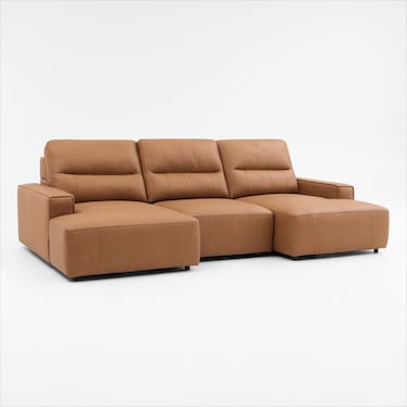 Morena 3-Piece Extendable Sectional with Dual Chaise