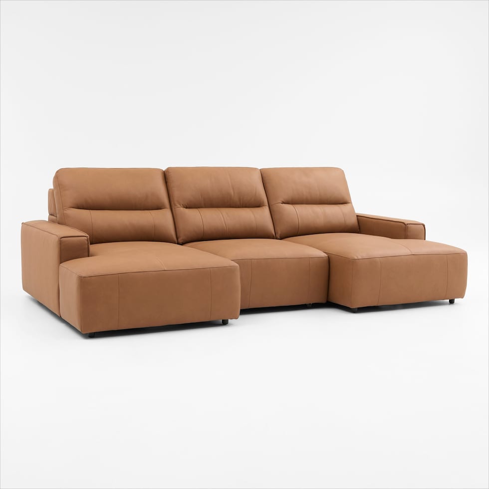 morena light brown sectional   