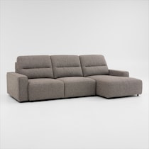 morena light brown sectional   
