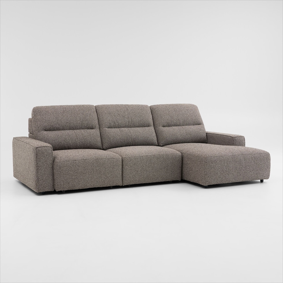 morena light brown sectional   