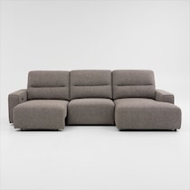 morena light brown sectional   
