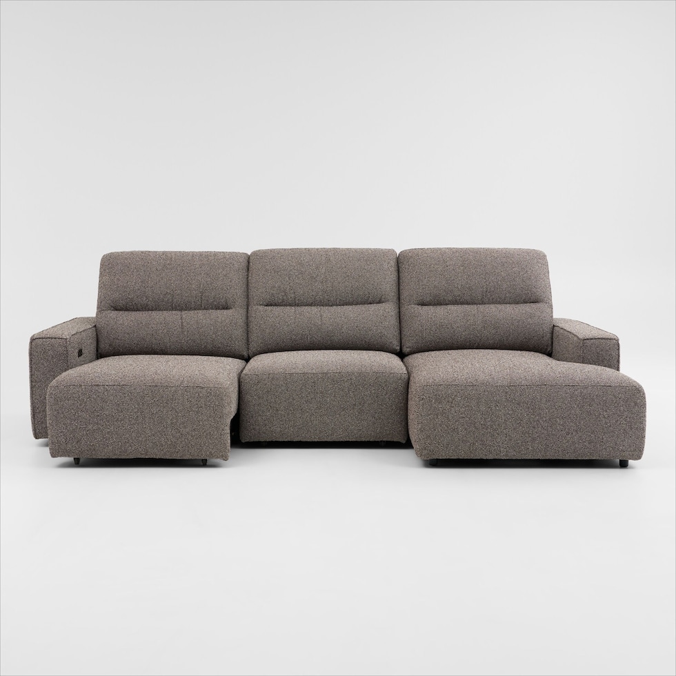 morena light brown sectional   