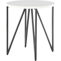 morgan black end table   