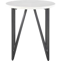 morgan black end table   