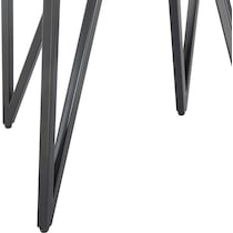 morgan black end table   