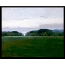 morning view green wall art   