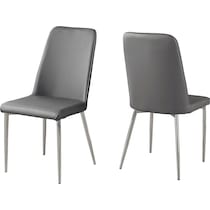 morris gray chair   