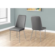 morris gray chair   