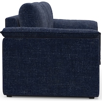 morse blue loveseat   
