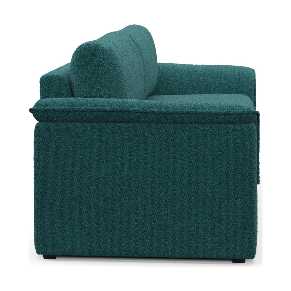 morse blue sofa   