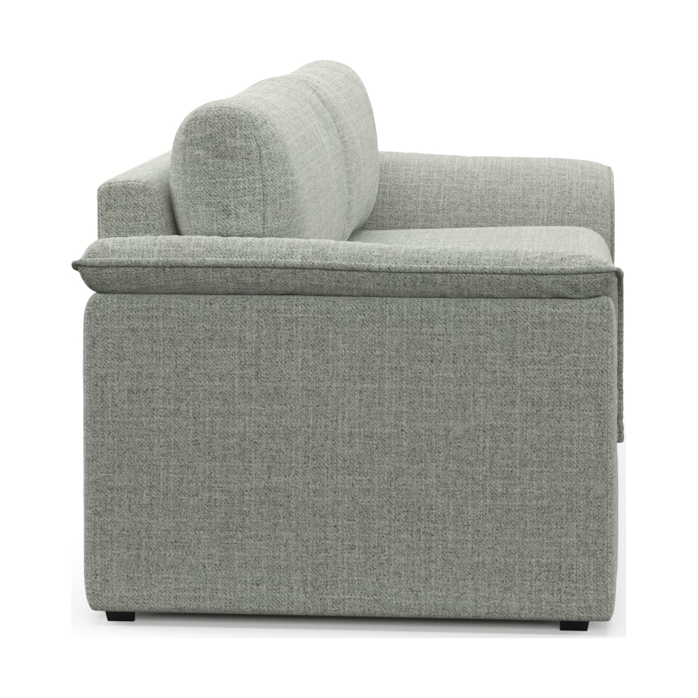 morse blue sofa   