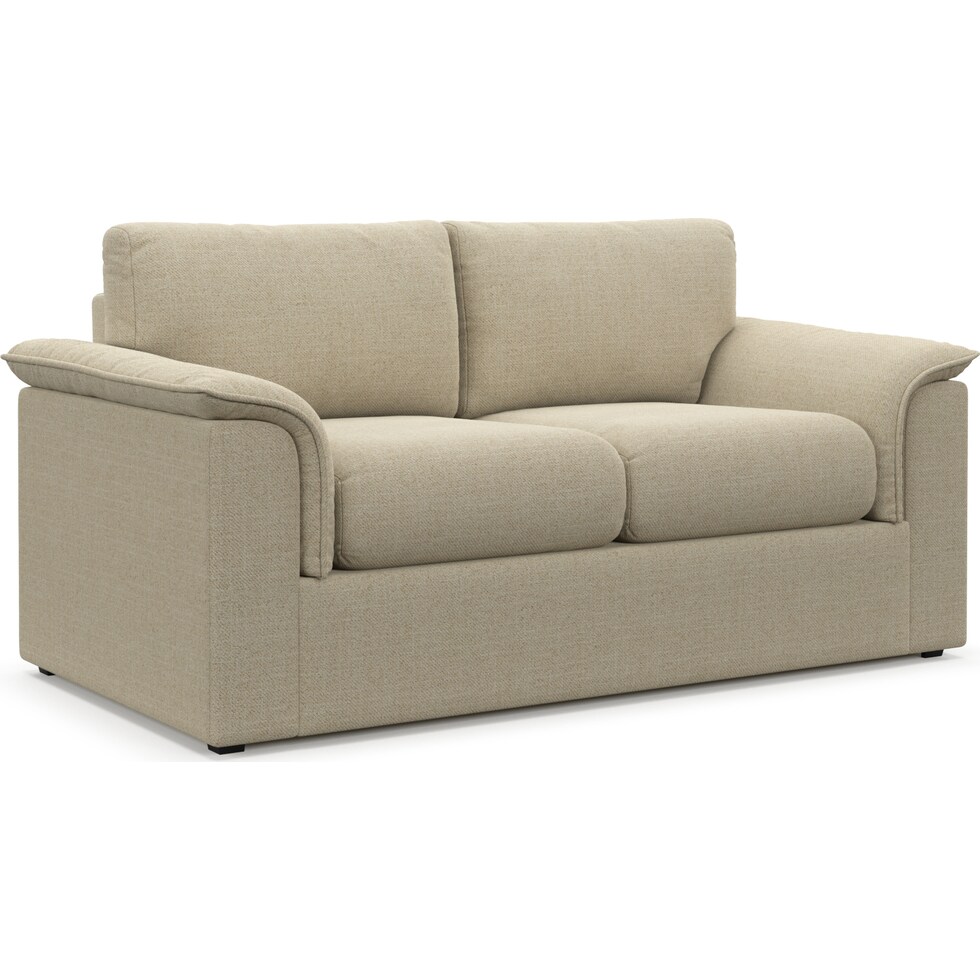 morse brown loveseat   