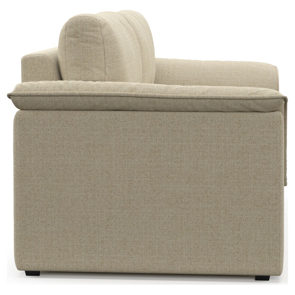 morse brown loveseat   