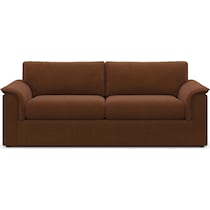 morse dark brown sofa   