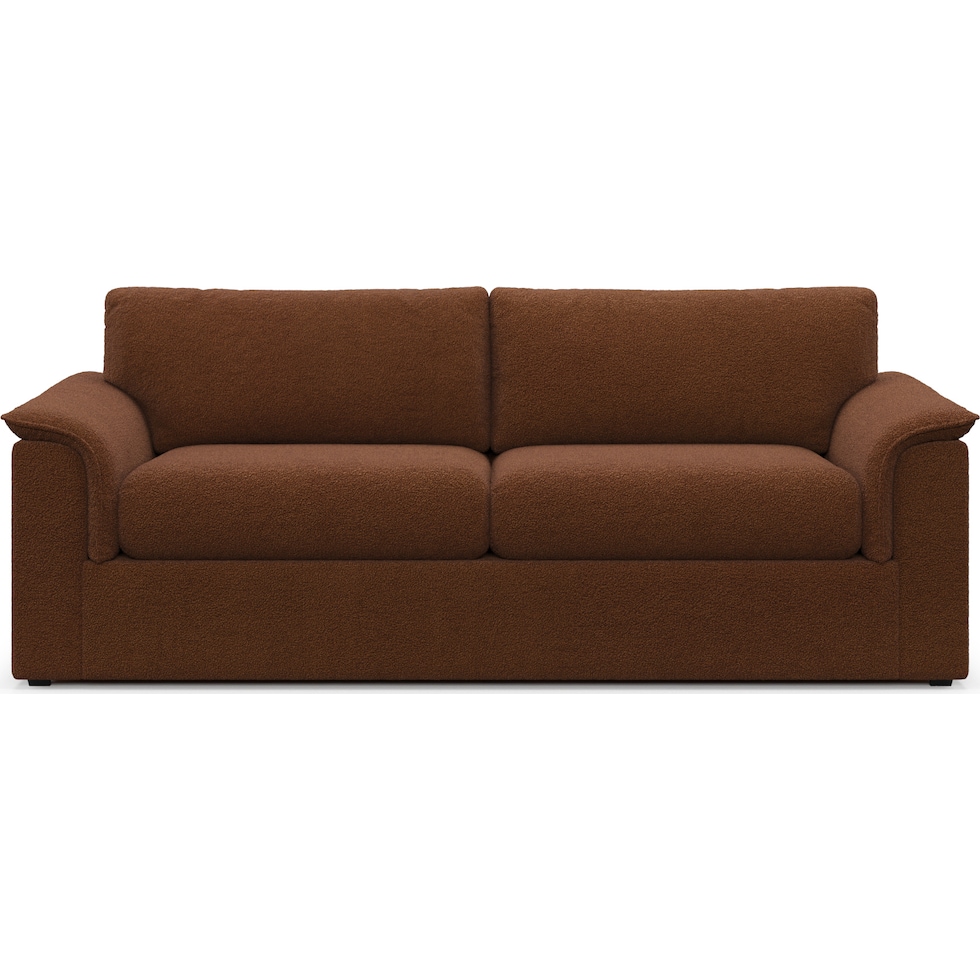 morse dark brown sofa   