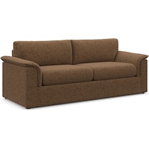 morse dark brown sofa   