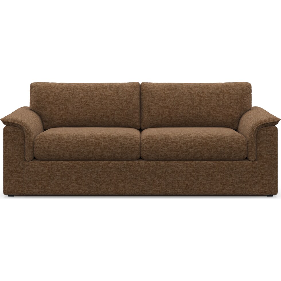 morse dark brown sofa   