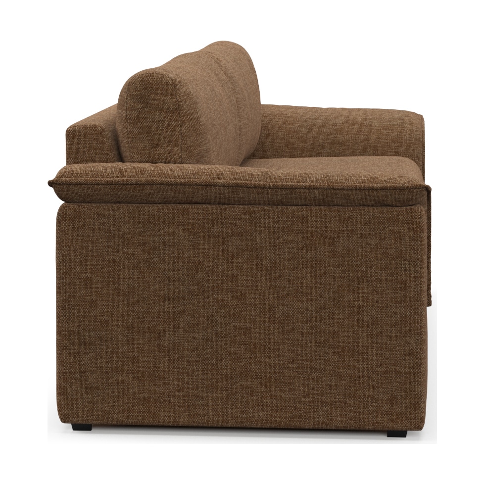 morse dark brown sofa   