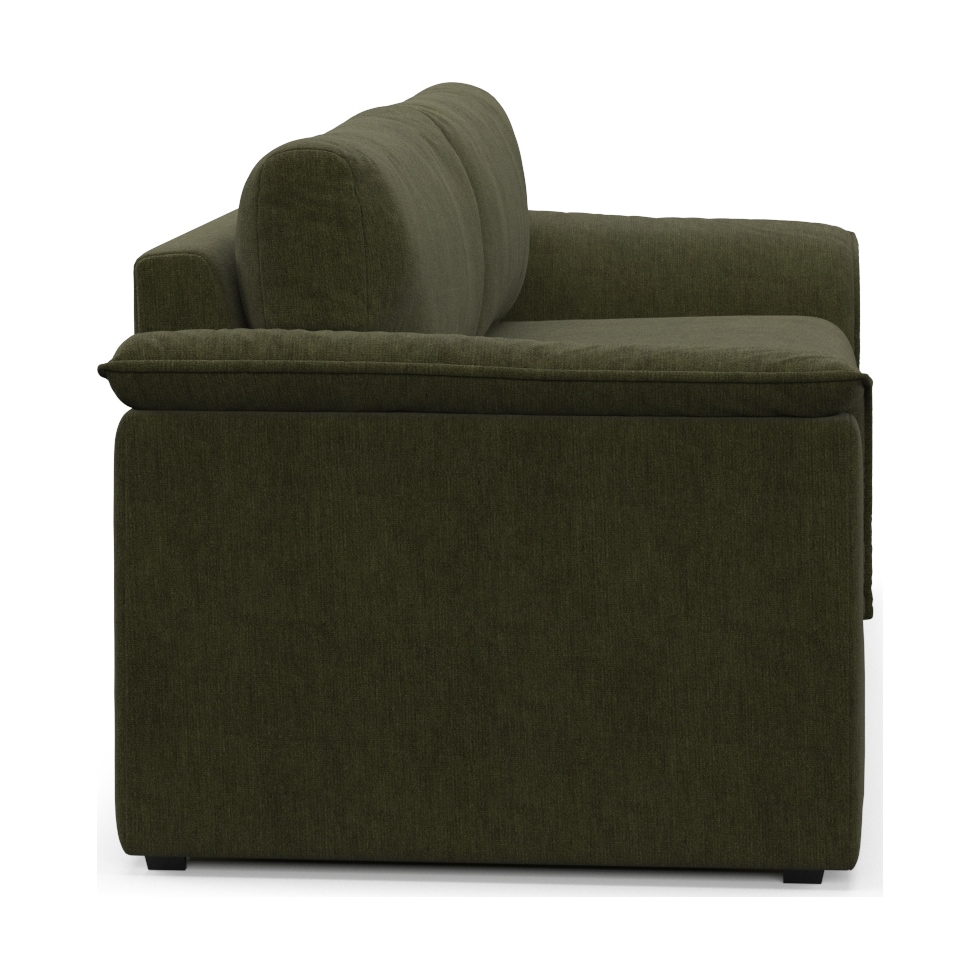 morse green sofa   