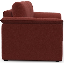 morse red loveseat   