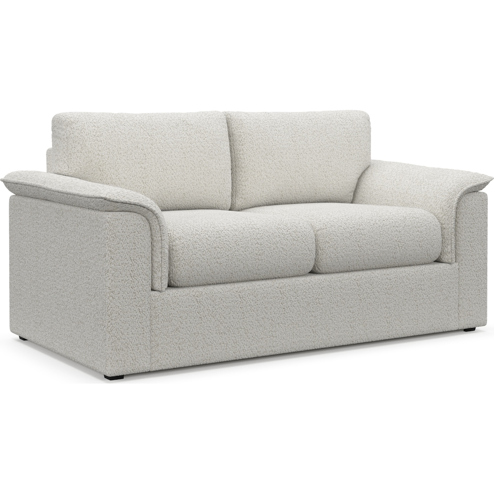 morse white loveseat   