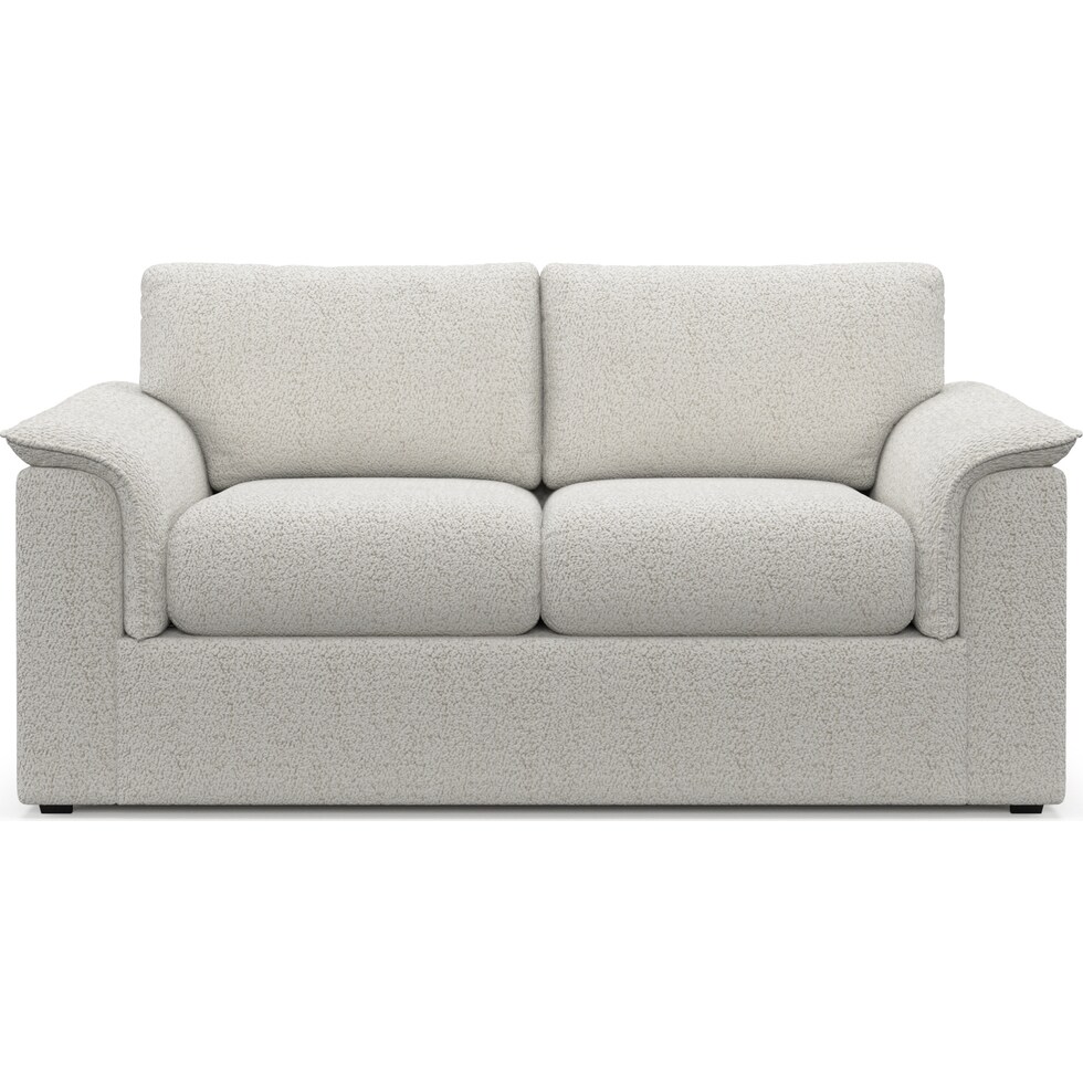 morse white loveseat   