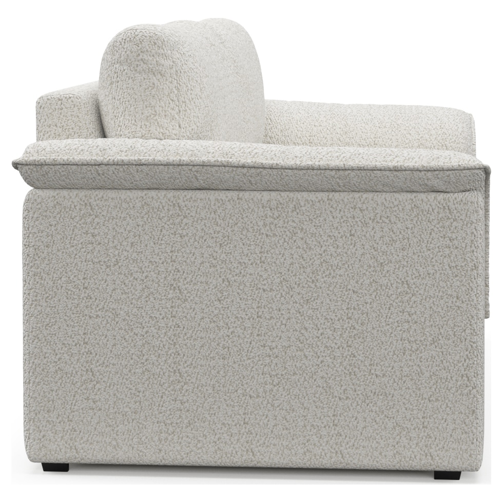 morse white loveseat   