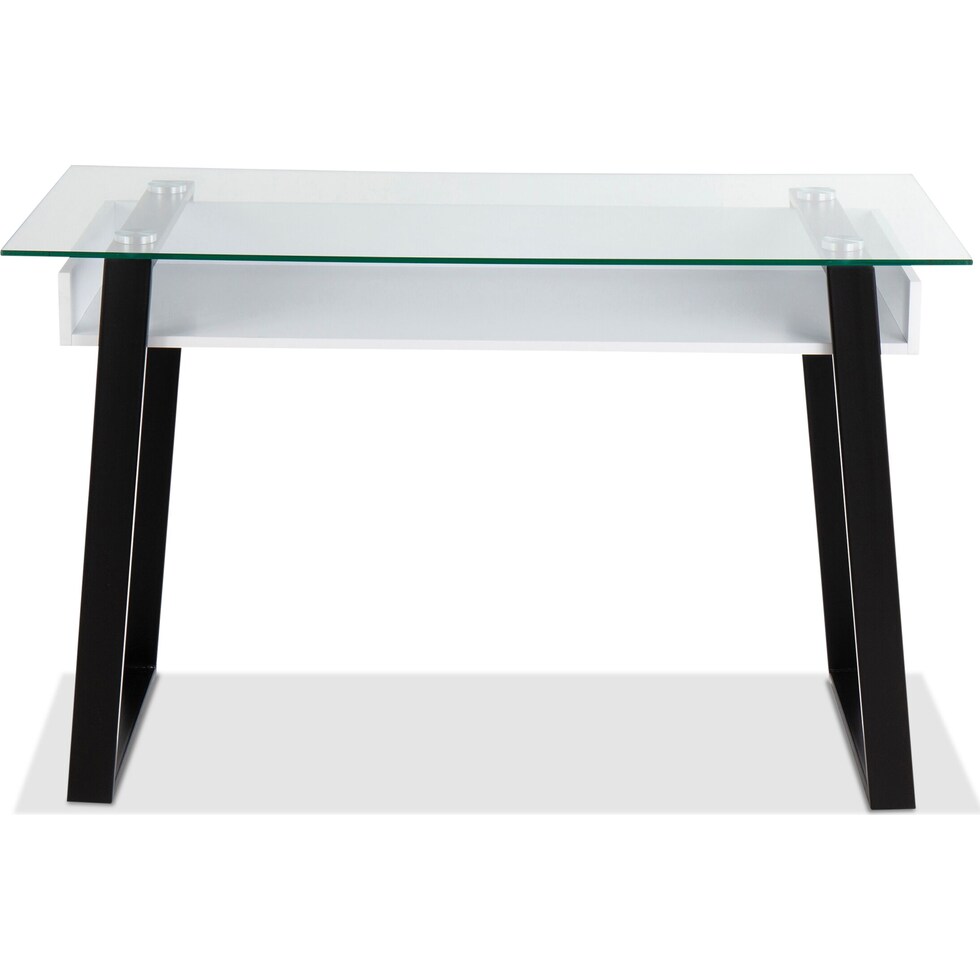 mose white desk   